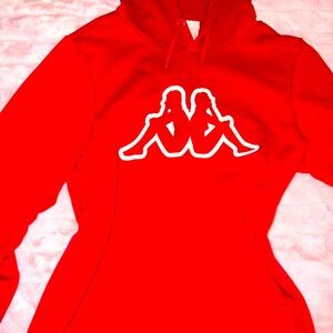 Red Kappa Hoodie size small